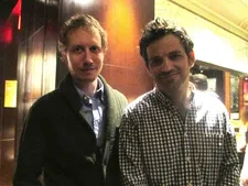 László Nemes with Géza Röhrig in The Vault of the St. Regis